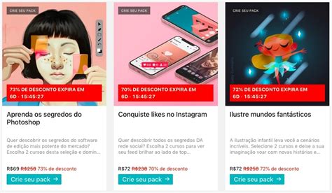 pack 6 cursos domestika.